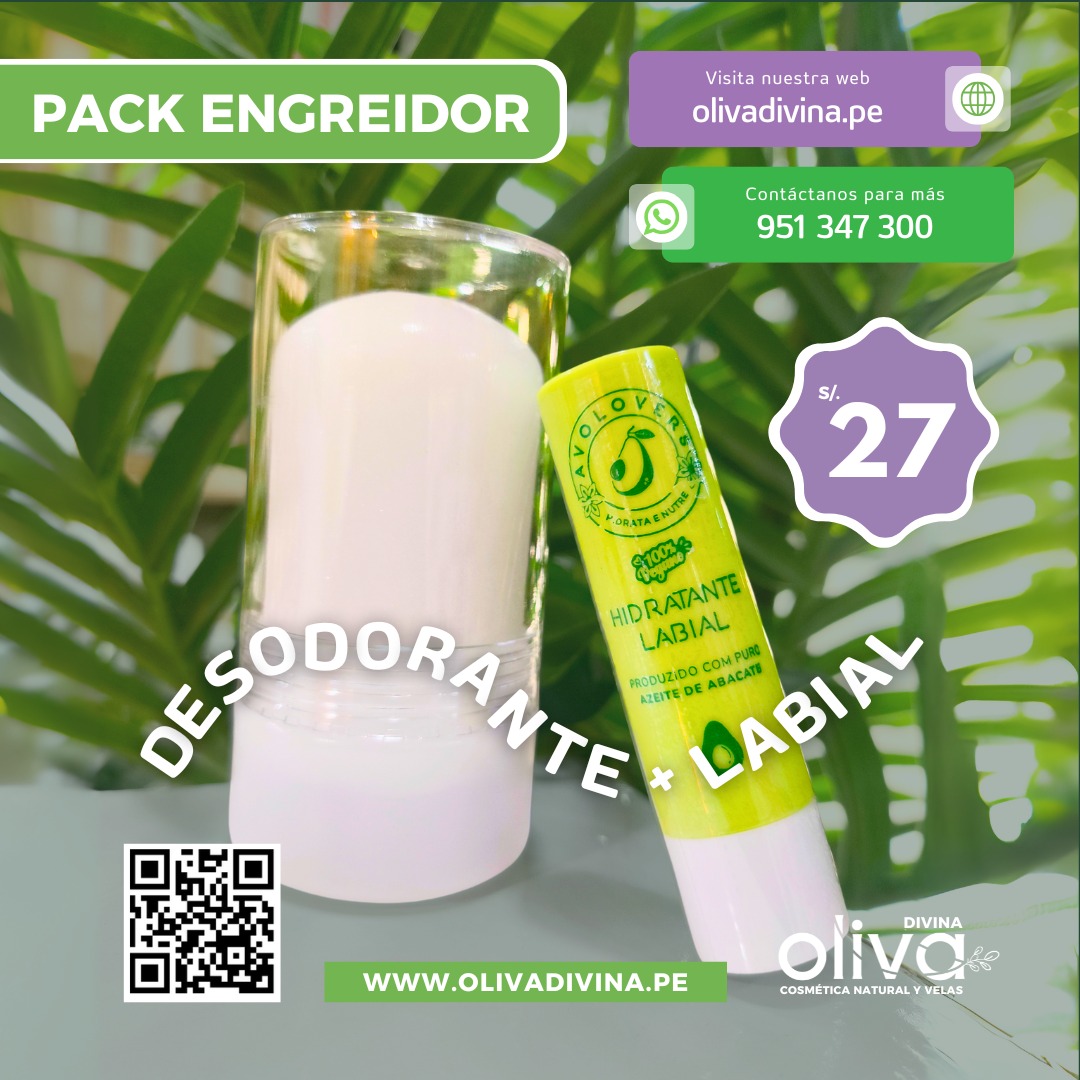 PACK ENGREIDOR - DESODORANTE + LABIAL HIDRATANTE