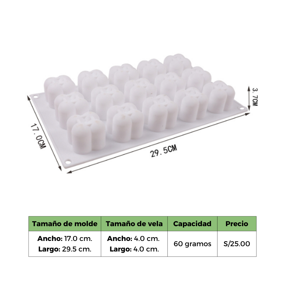 MINI BUBBLE MEDIANO X 15 MOLDE