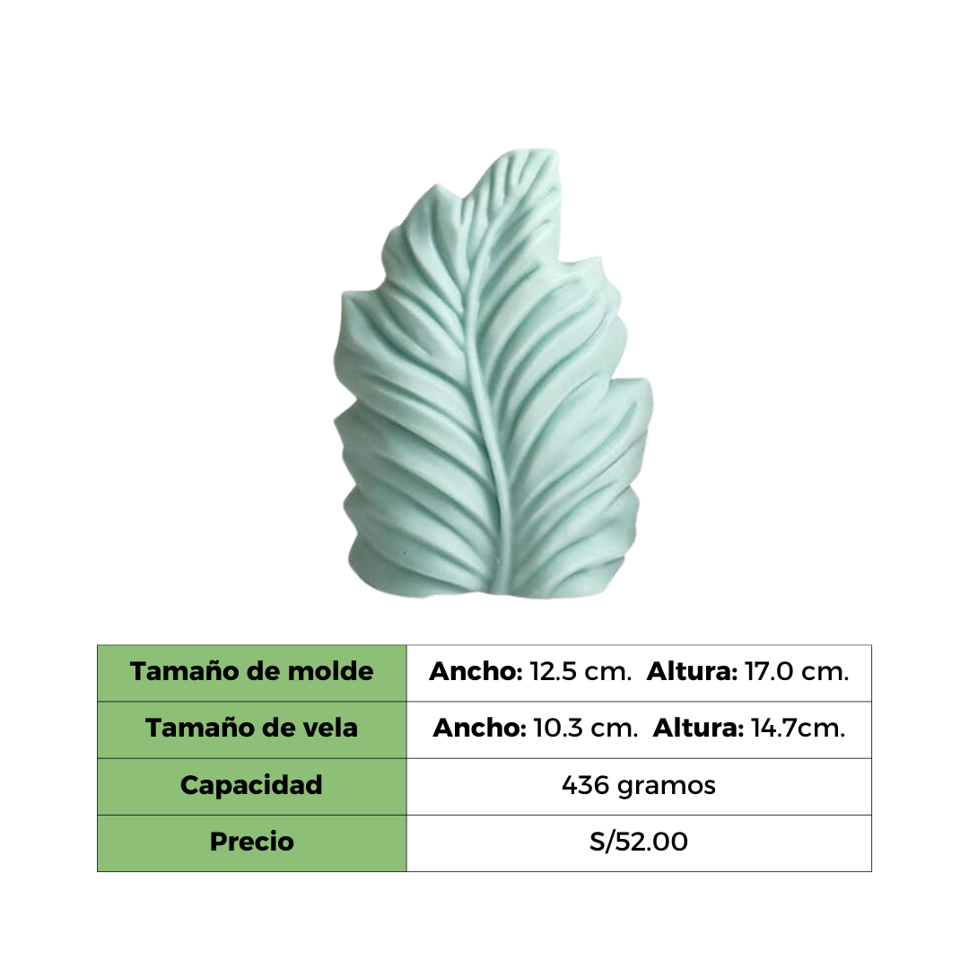 HOJA DE CORAL GRANDE MOLDE