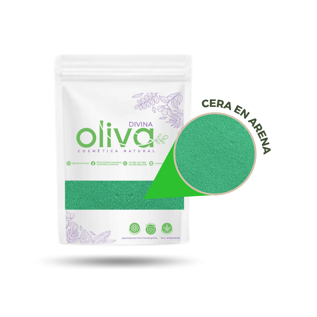 COLOR: VERDE - CERA PERLAS/ ARENA - SAND WAX