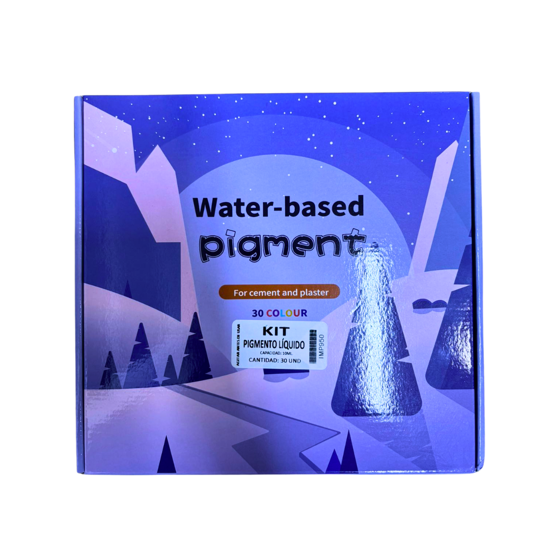 Pigmentos Líquidos para Resina y Cemento – Kit x 30 und