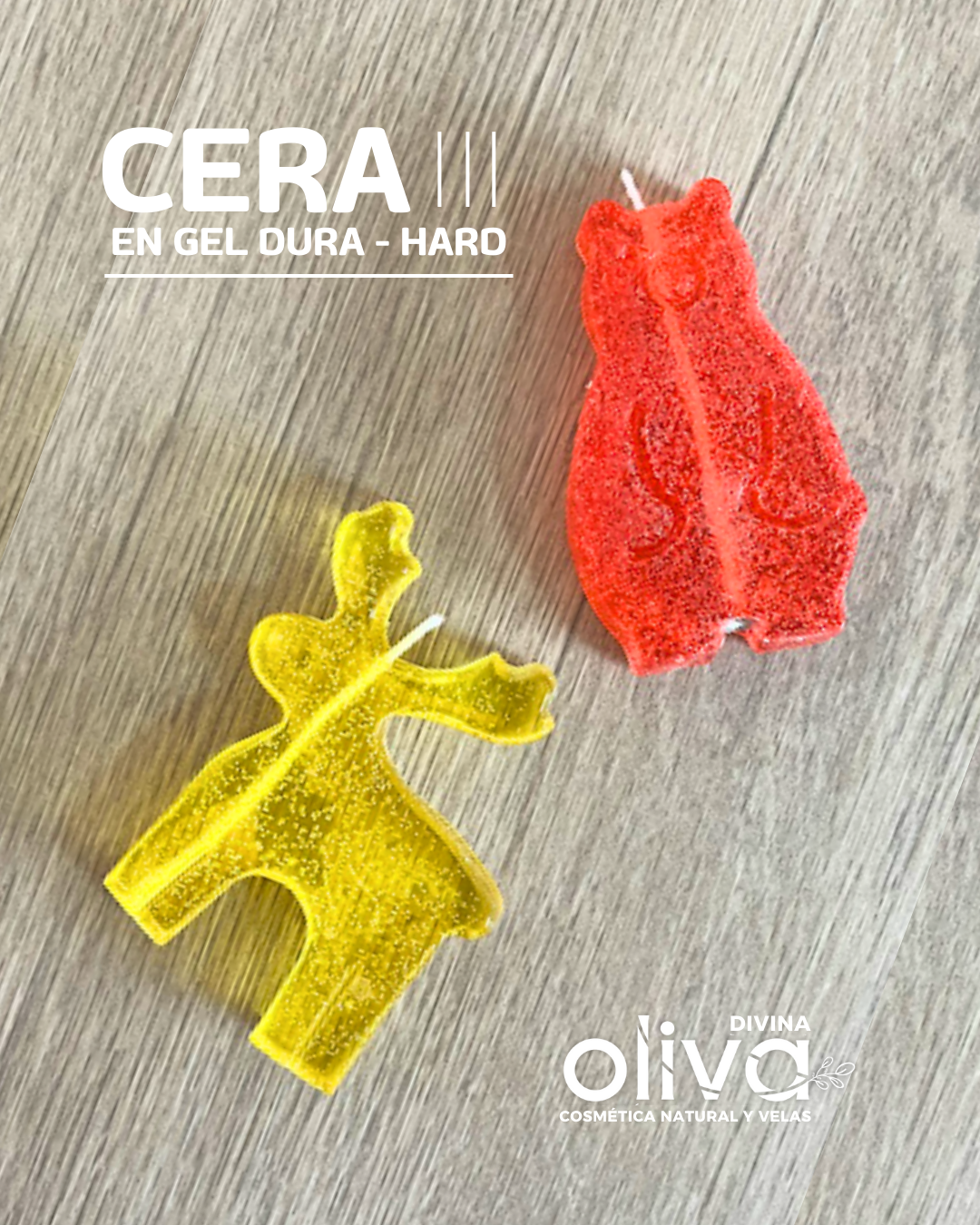 Cera Gel Dura - Hard Jelly Wax - Parafina Gel