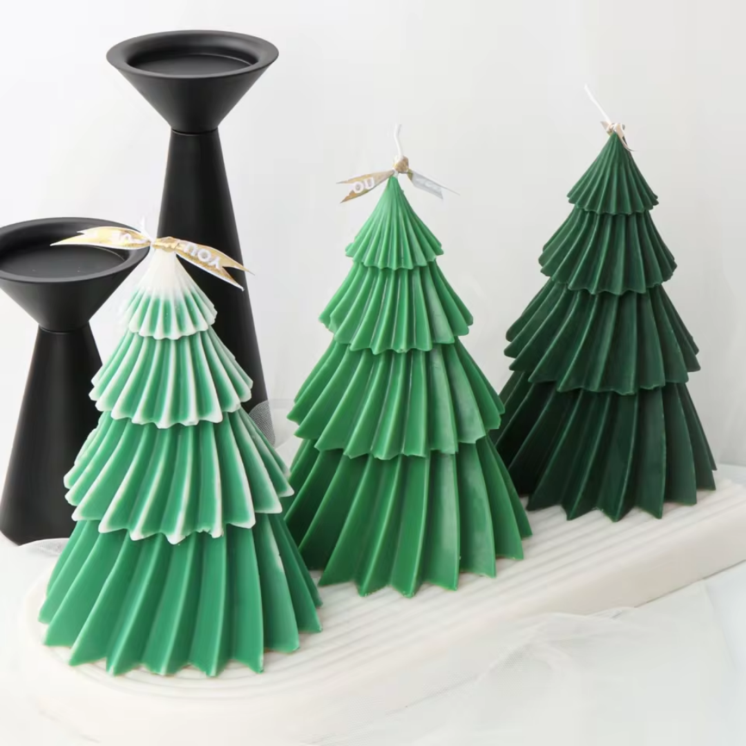 ARBOL GEOMETRICO NAVIDAD - MOLDE