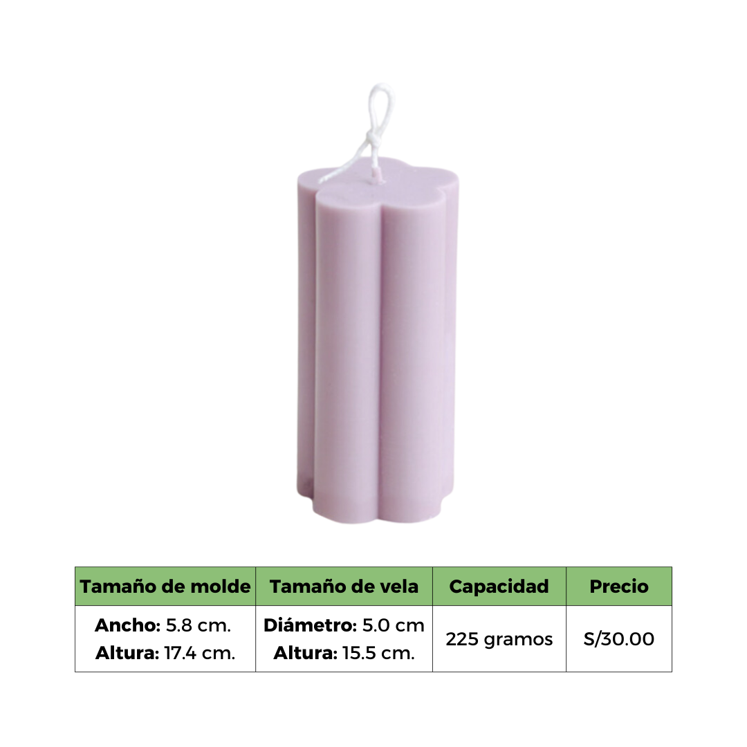 COLUMNA TREBOL MOLDE PC