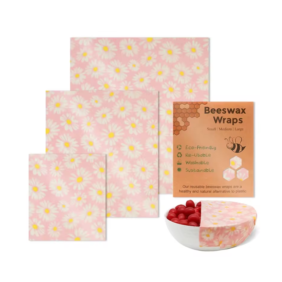 ENVOLTURA CERA DE ABEJA BEES WAX WRAPS - 3 TAMAÑOS - MODELOS VARIOS