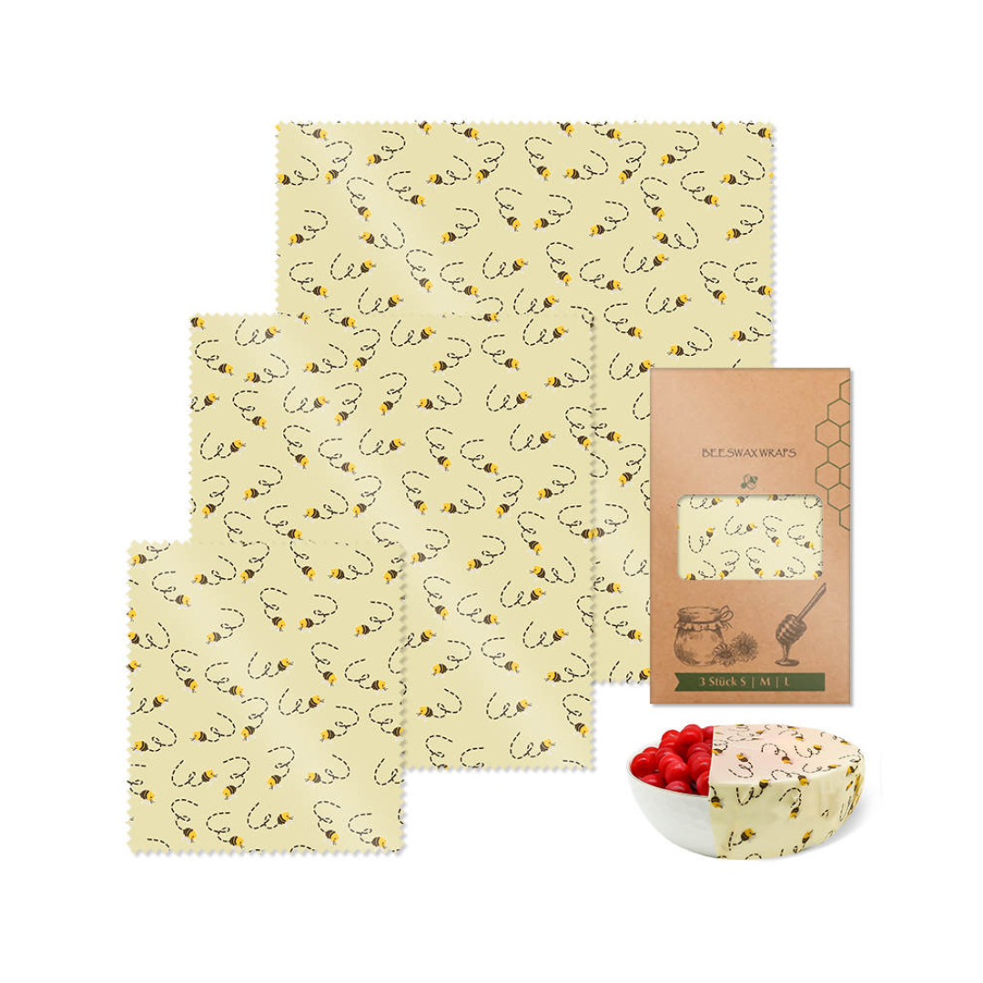 ENVOLTURA CERA DE ABEJA BEES WAX WRAPS - 3 TAMAÑOS - MODELOS VARIOS