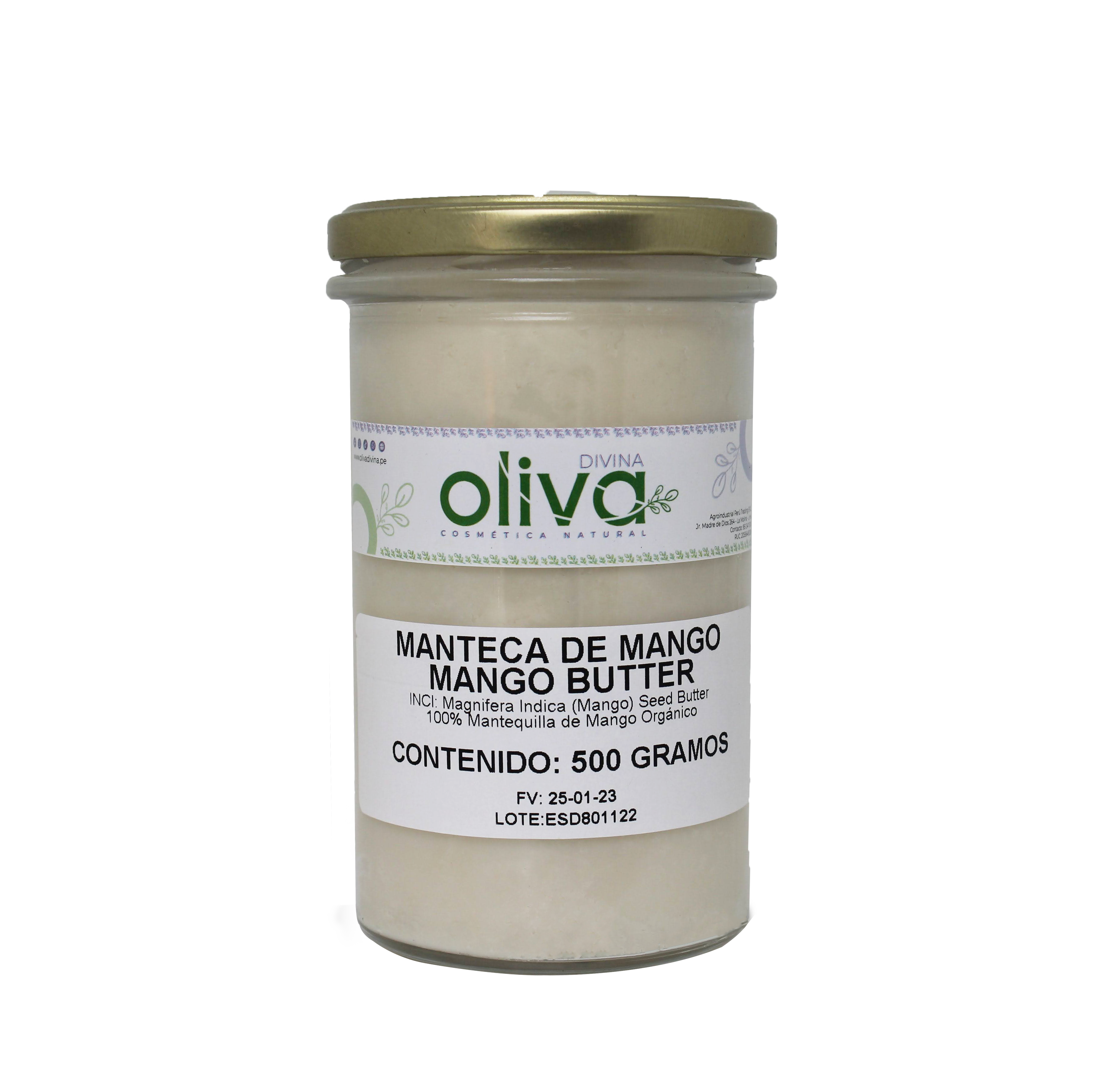 MANTECA DE MANGO ORGÁNICO ECOCERT