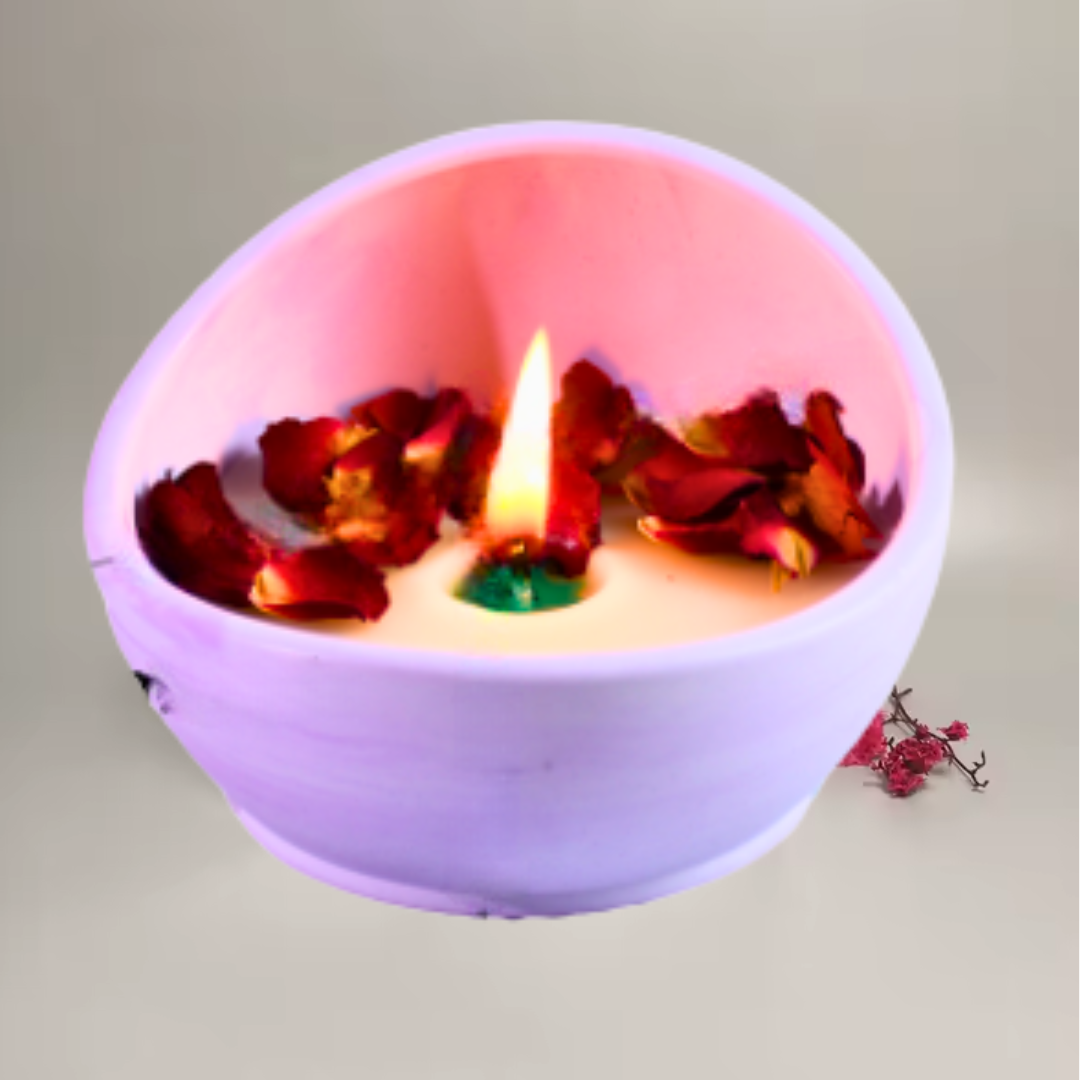 VASO VELA CUNA - MOLDE CEMENTO RESINA