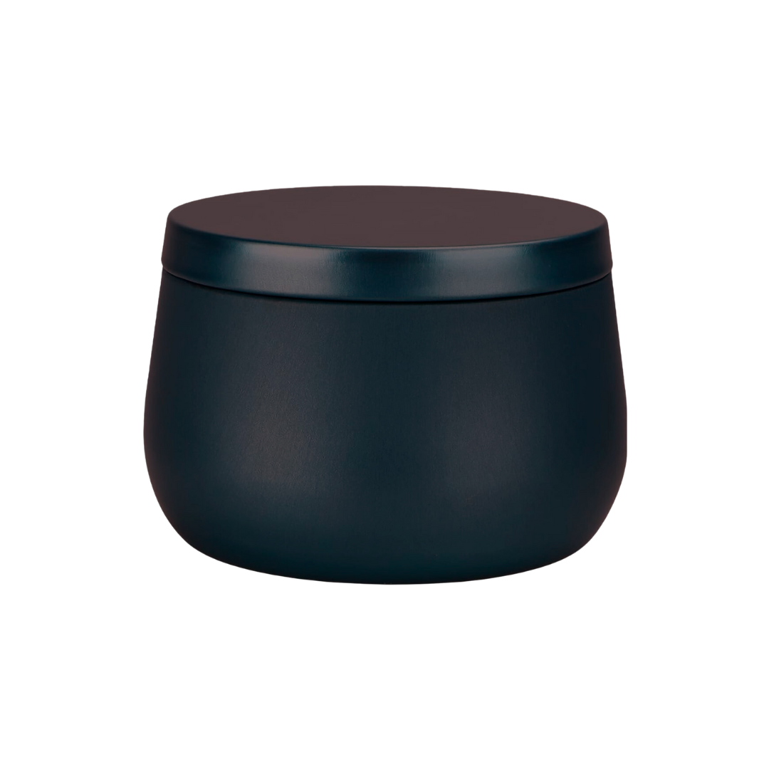 LATA PARA VELA NEGRO Dia. 7.5cm. x Alt. 5.1cm.